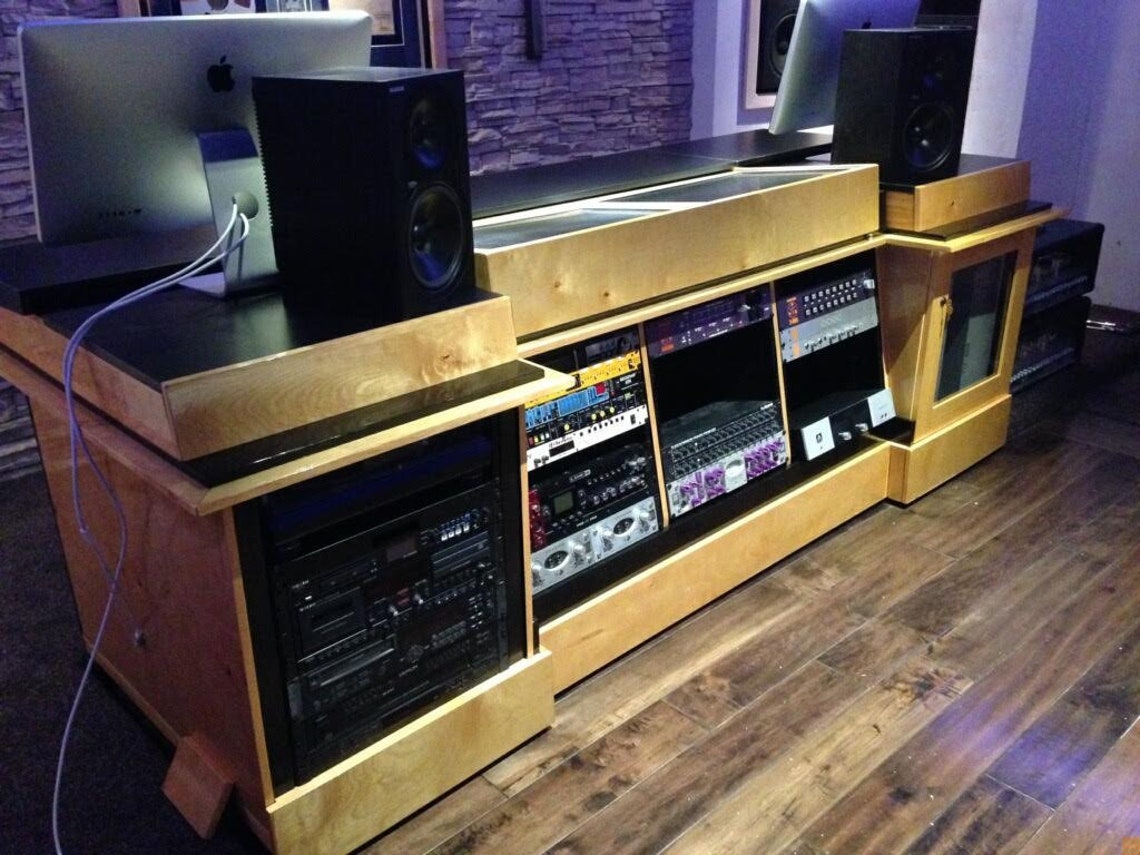 Custom Recording Studio Workstation Desk Etsy