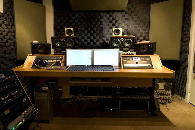 Custom Recording Studio Workstation Desk Etsy