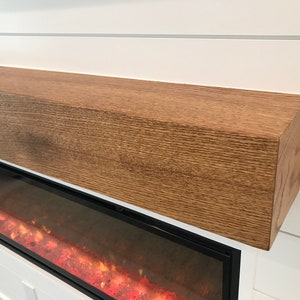 Schwebende Kaminmantel