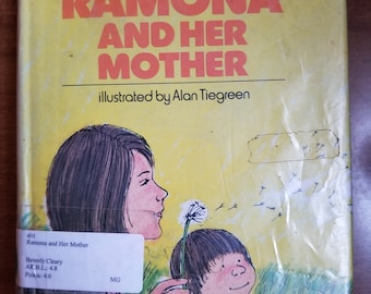 Ramona and Her Mother by Beverly Cleary Vintage HC Book Ex-library 1979