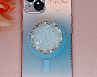 Resin Geode Phone Grip, Phone Accessories, Druzy Phone Grip, Geode Phone Grip, Phone Stand Cute, Resin Phone Grip, Tablet Grip Holder