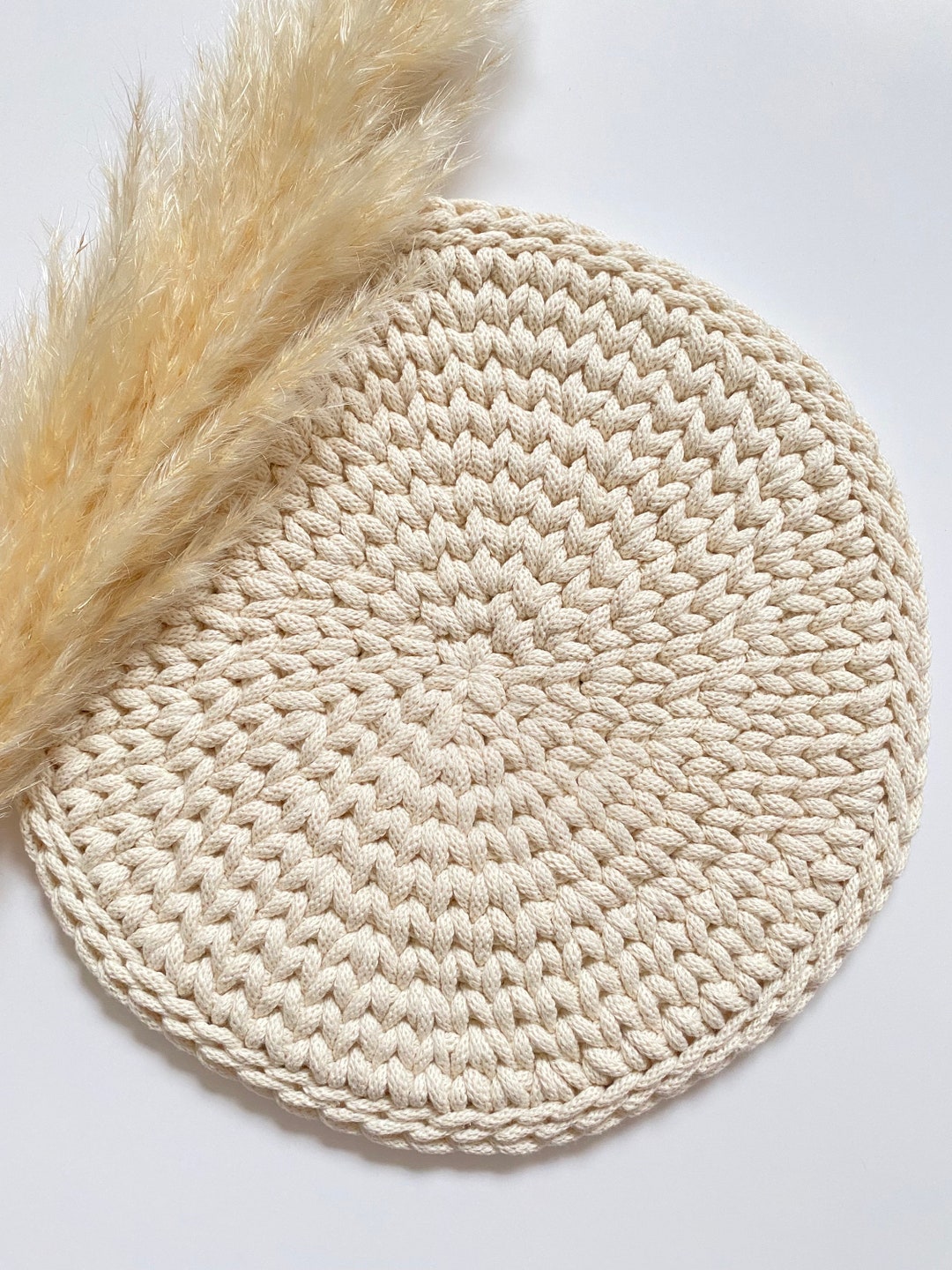 Crochet Table Mat, Placemat, Table Decor, Housewarming Gift, Boho