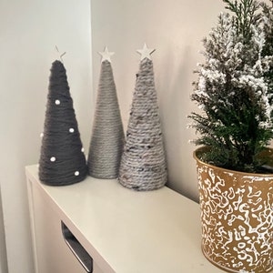 Yarn Christmas tree, decoration, Xmas ornament