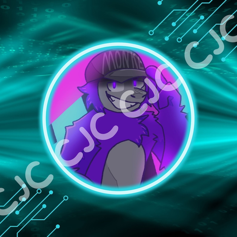 Gorilla Tag PFP Cap Monke PNG Purple Monkey VR Gamer Merch - Etsy