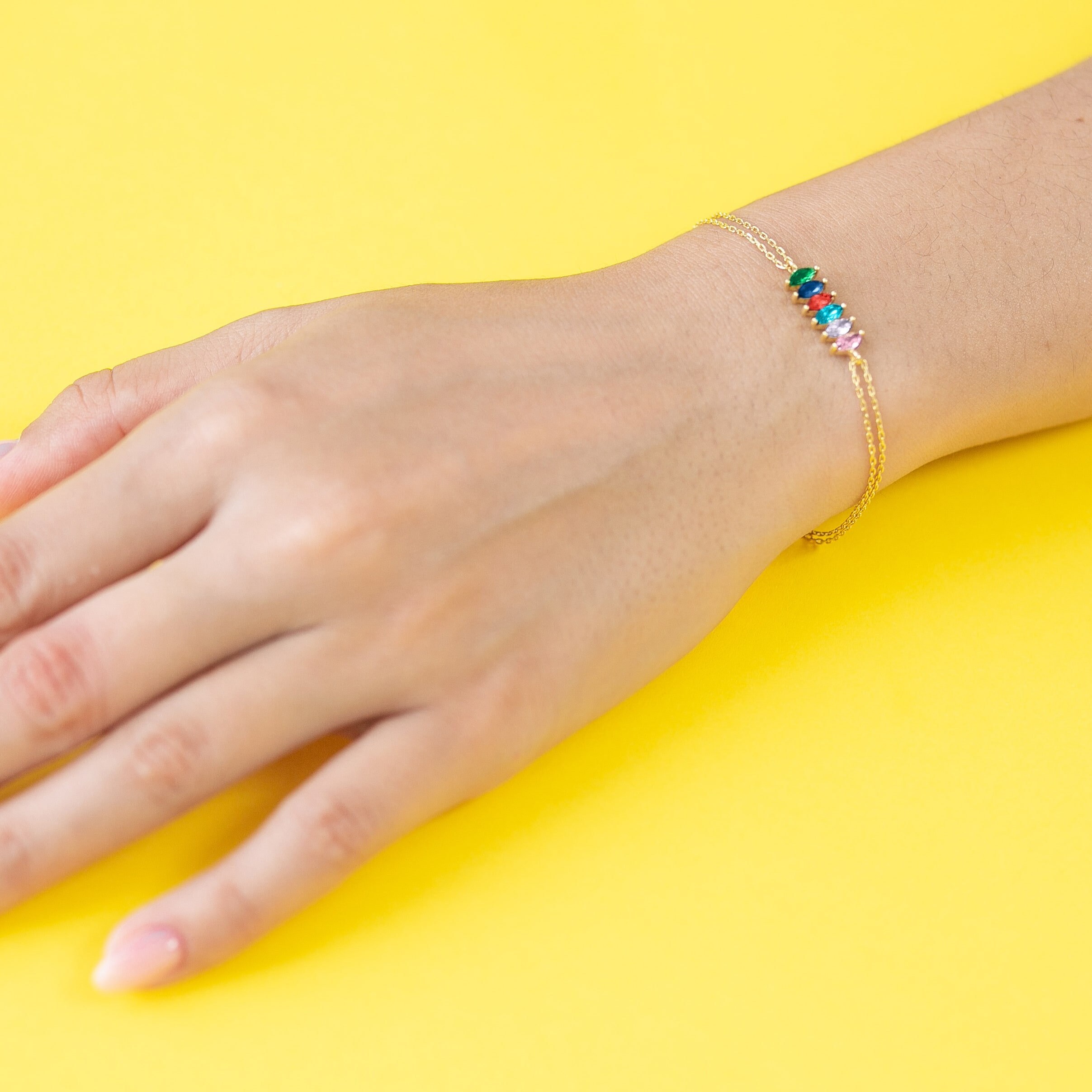 Personalized Family Bracelet 925 Sterling Silver Custom Etsy