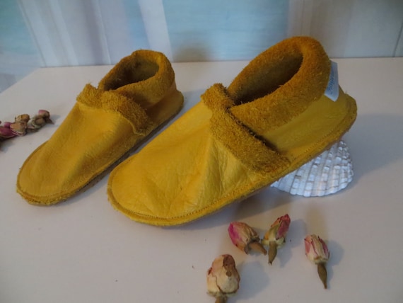 Barefoot Shoes Organic Leather Yellow (ecopell), Barefootshoes