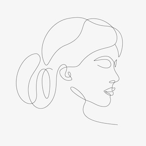 Embroidery File Woman One Line Style Embroidery File Woman One Line Style Oneline