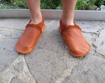 Barefoot shoes organic leather (Ecopell), color selection