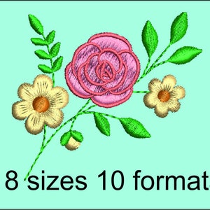 Flowers, Machine Embroidery Design