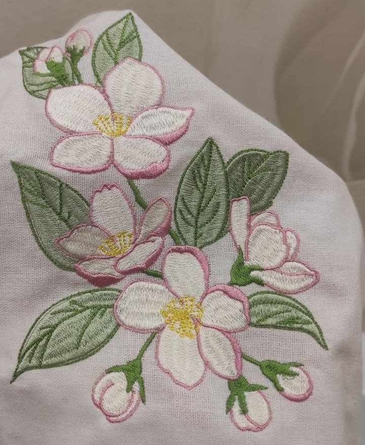 Apple Blossom, Flowers, Machine Embroidery Design - Etsy Apple Blossom, Flowers, Machine Embroidery Design - Etsy