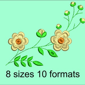 Flowers, Machine Embroidery Design