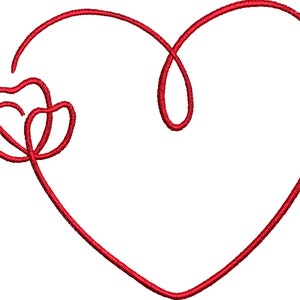 Heart Machine Embroidery Design. 15 sizes. 10 formats. Instant Download