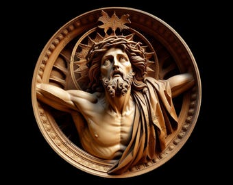 Passion of Christ Laser Engraving File: Crown of Thorns (Digital Download)