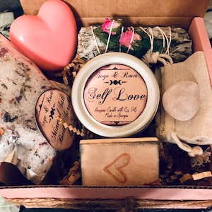 Self Love Gift Box- Healing/ Meditating/ Intention/ Ritual/ Relaxation gifts- unique hand made items