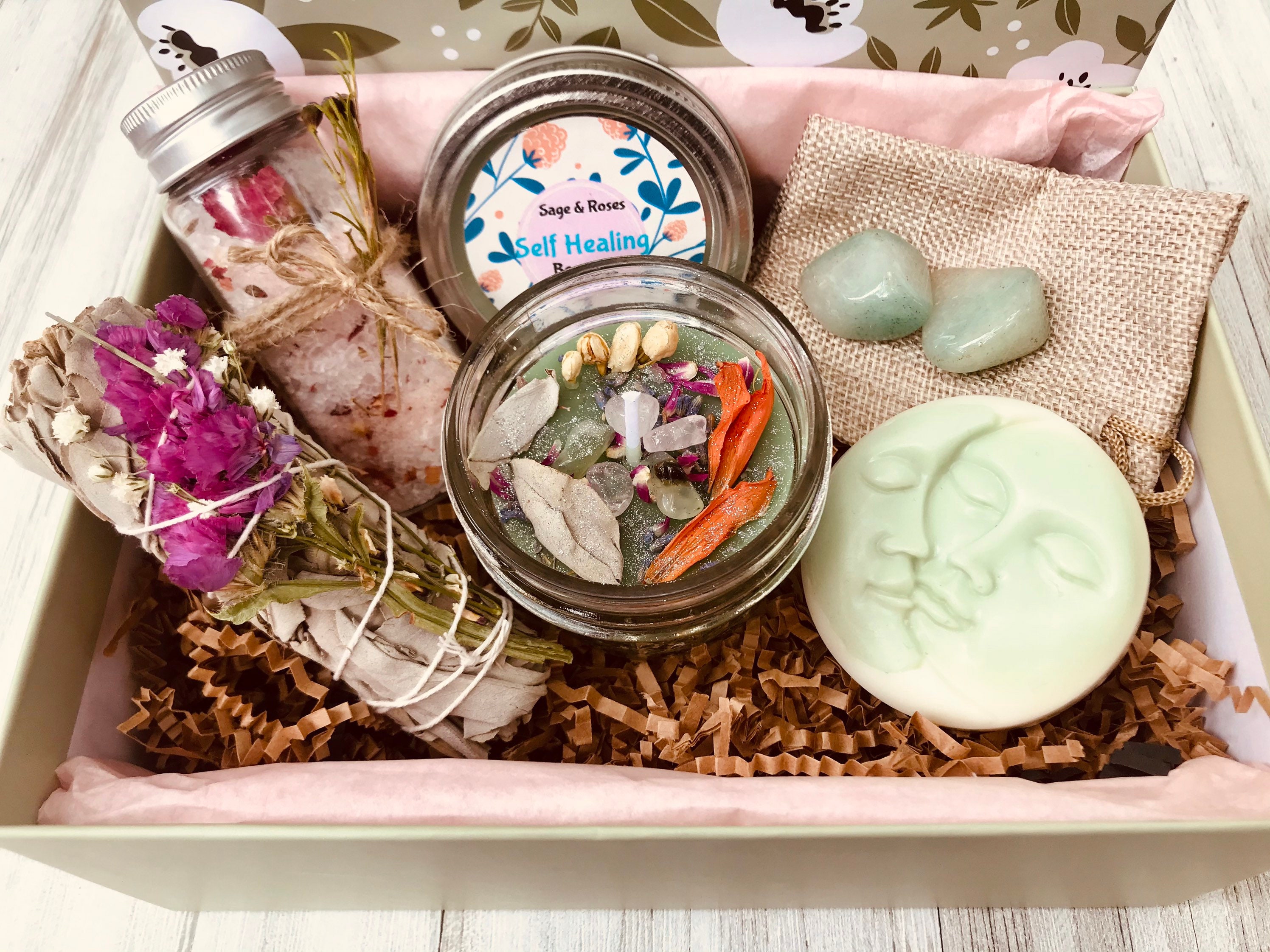 Self Healing Gift Box Healing/ Relaxation/ Ritual/ Natural/ Etsy