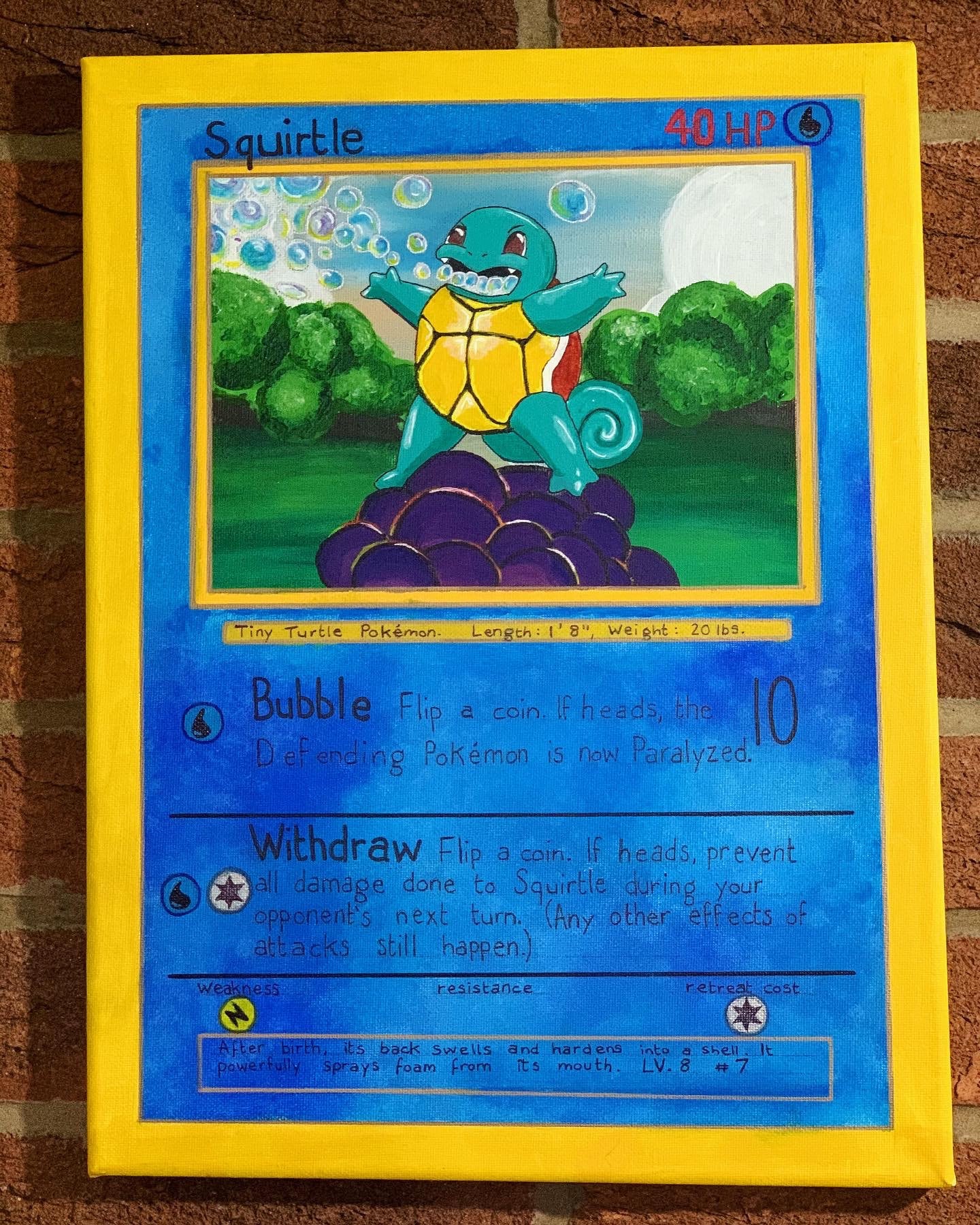 Squirtle Pokemon Card