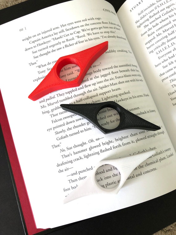 Thumb Book Page Holder One Hand Book Holder Book Ring Page Etsy