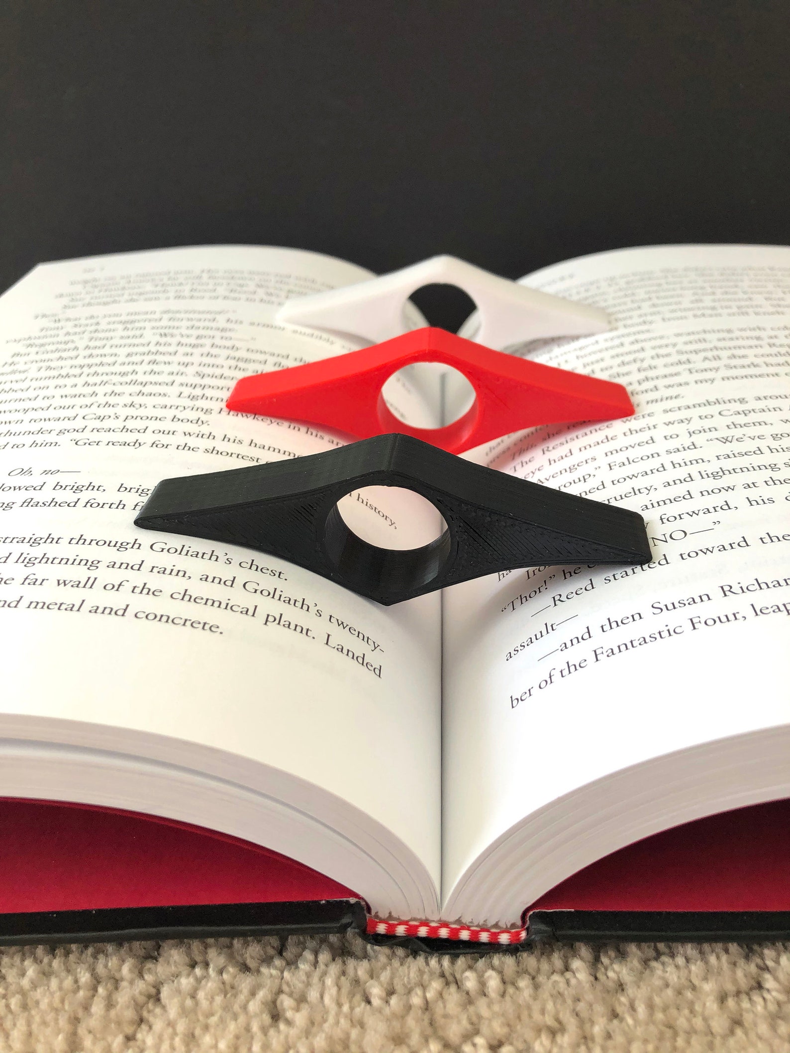 Thumb Book Page Holder One Hand Book Holder Book Ring Page Etsy India