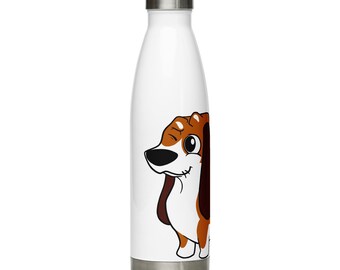 Basset hound Stainless Steel Water Bottle