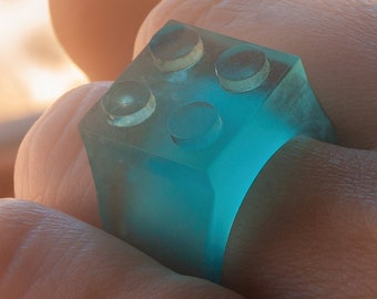 3d Print Lego Ring Piece LEGUS Series Resin Ring By 3D Printing (2