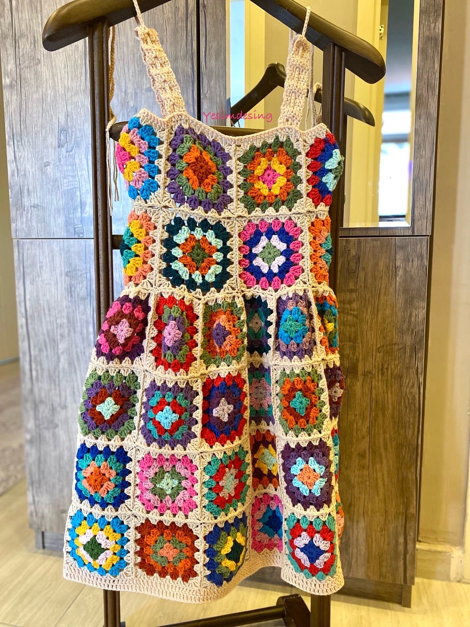 RANDEBOO（ランデブー）の「Crochet knit dress（ワンピース