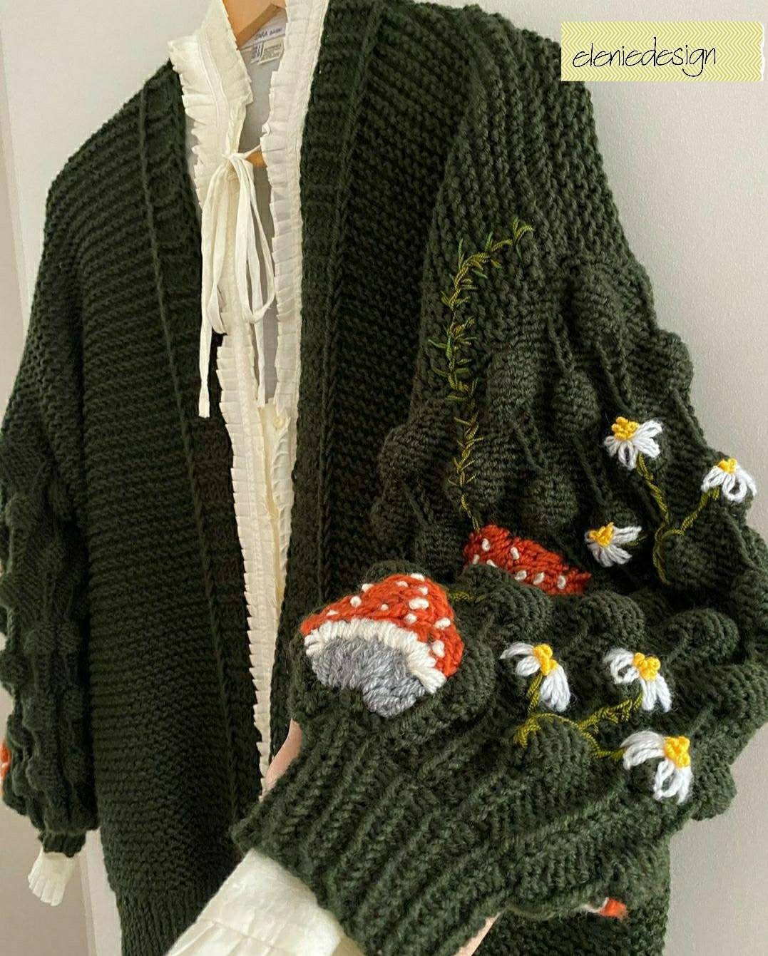 Iconic F/W 2008 Mohair Crochet Cardigan, Authentic & Vintage