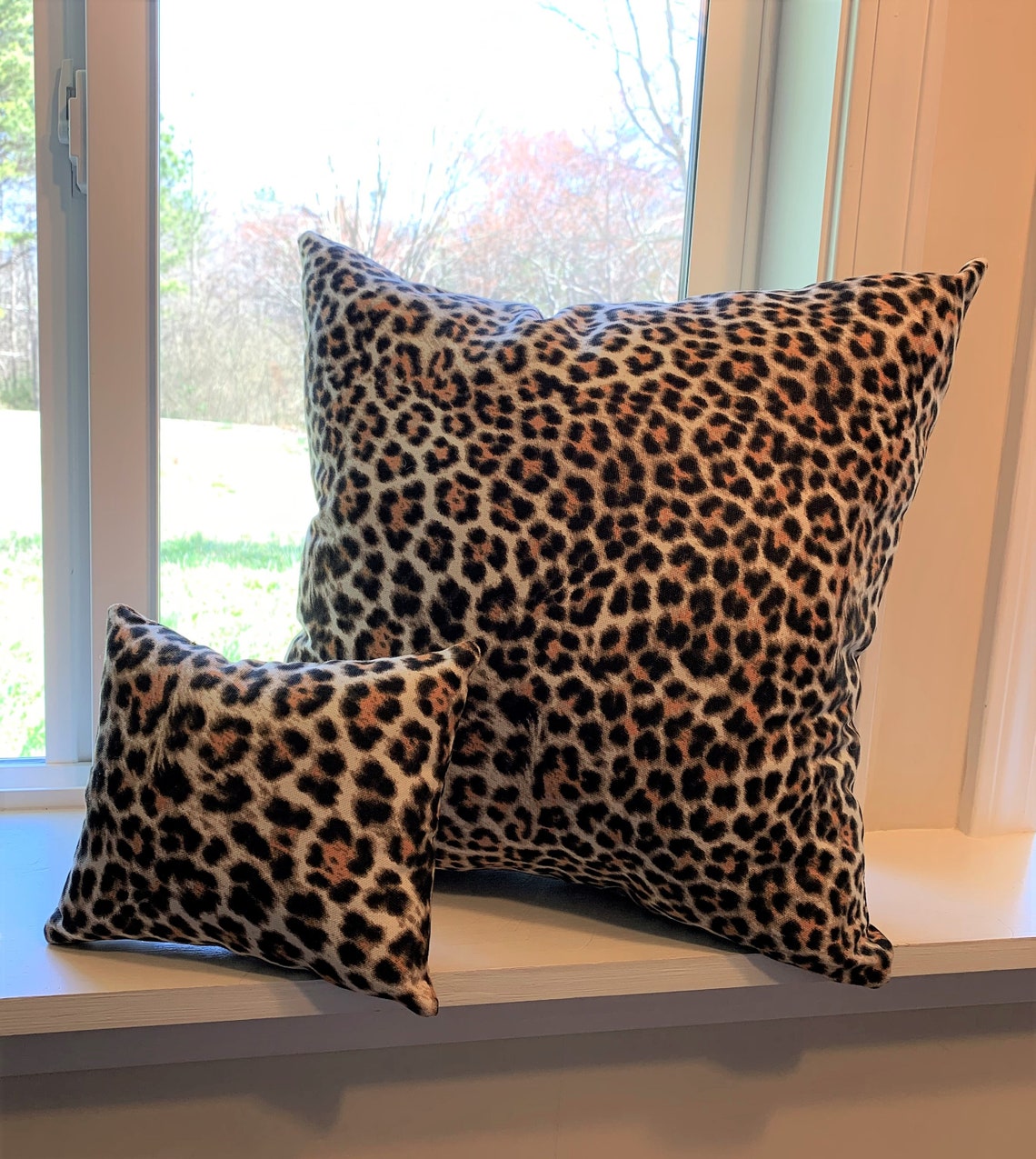 Cheetah Print Premium Stuffed Pillow Collection avec 2 Etsy