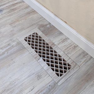 Custom wood grilles/air vent covers
