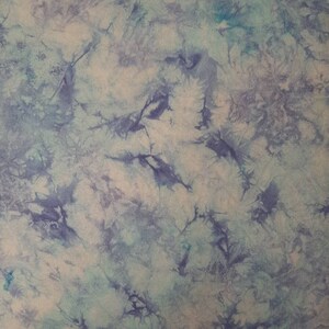 Hand Dyed Cross Stitch Fabric Hyacinth/Aquamarine