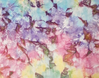 Over The Rainbow Hand Dyed Rainbow Cross Stitch Fabric