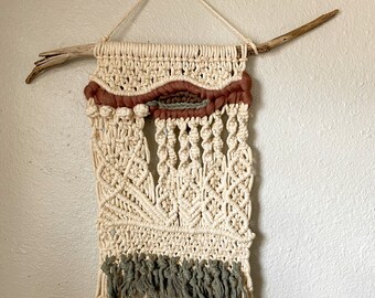 Earth Toned Macrame Wall Hanging