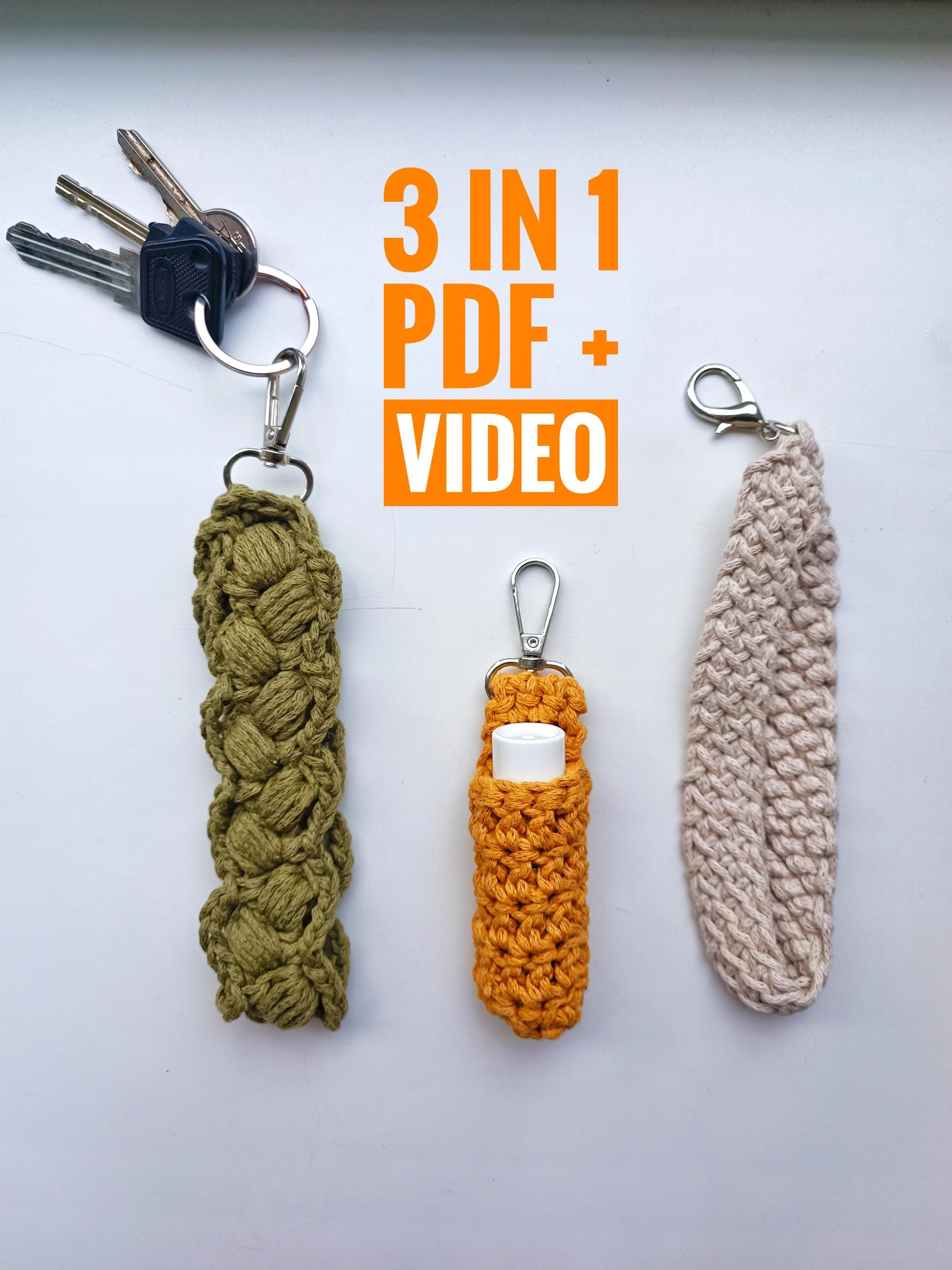 Crochet pattern Chapstick Holder