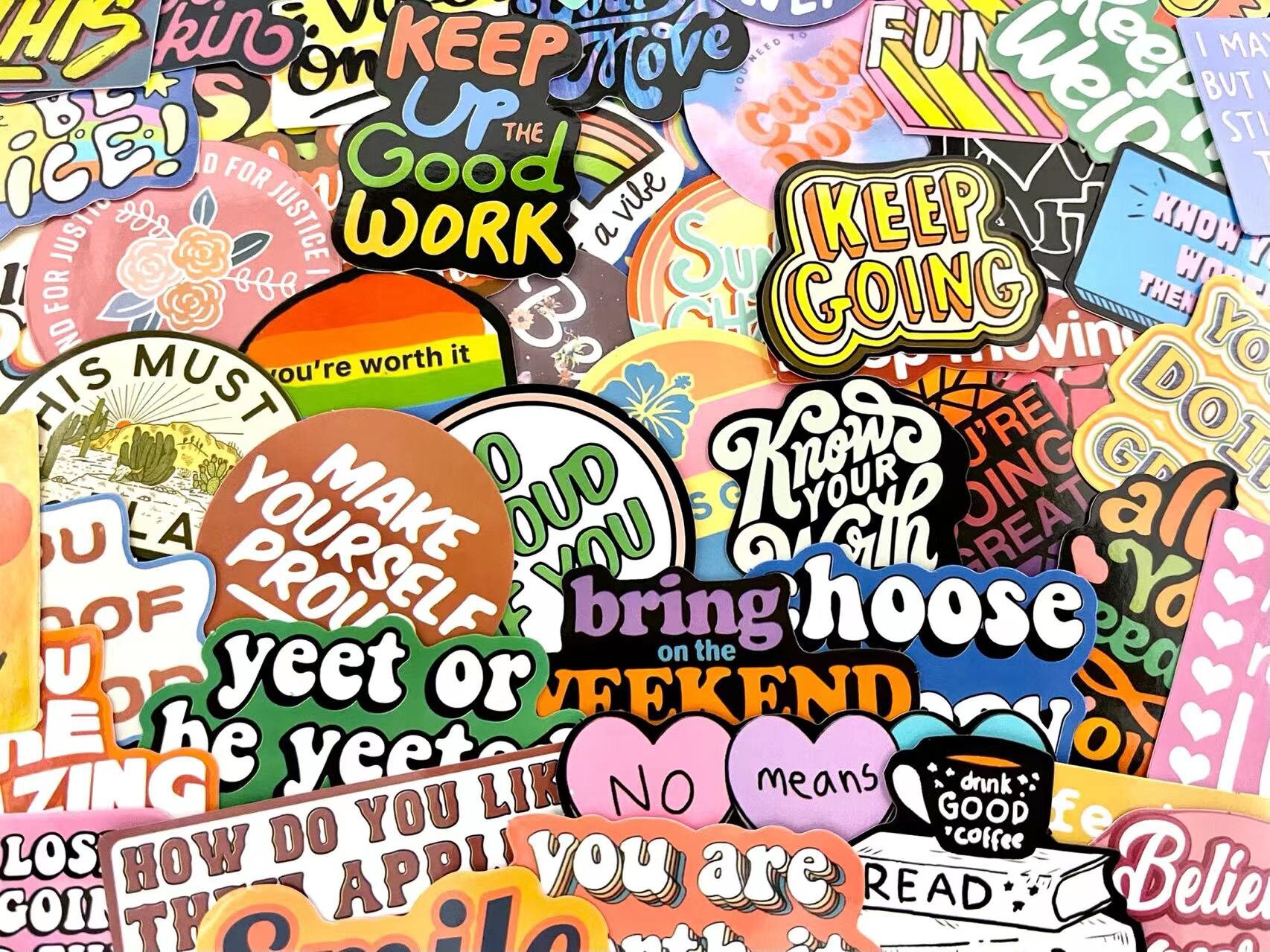 Inspirational Stickers, Aesthetic Motivational Stickers Reward Stickers for  T