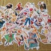 100pcs Pinup Girls Stickers Classic Girls Retro Vintage Stickers Decorative Home Art Craft 