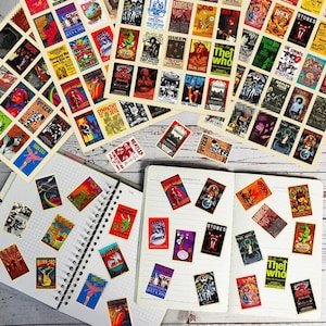 100 stks Tijdschrift Stijl Muziek Beroemde Album Stickers Voor Fans Punk Rock Poster Decoratieve Thuis Muur, Laptop Bagage Notebook, koelkast