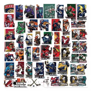 90s Stickers (Western Conference) – Hockey By Design