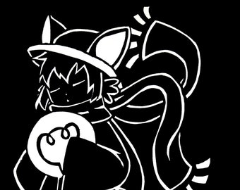 OneShot Niko Sleeping Monoprints, 8.5x11" Fanart Screen Prints