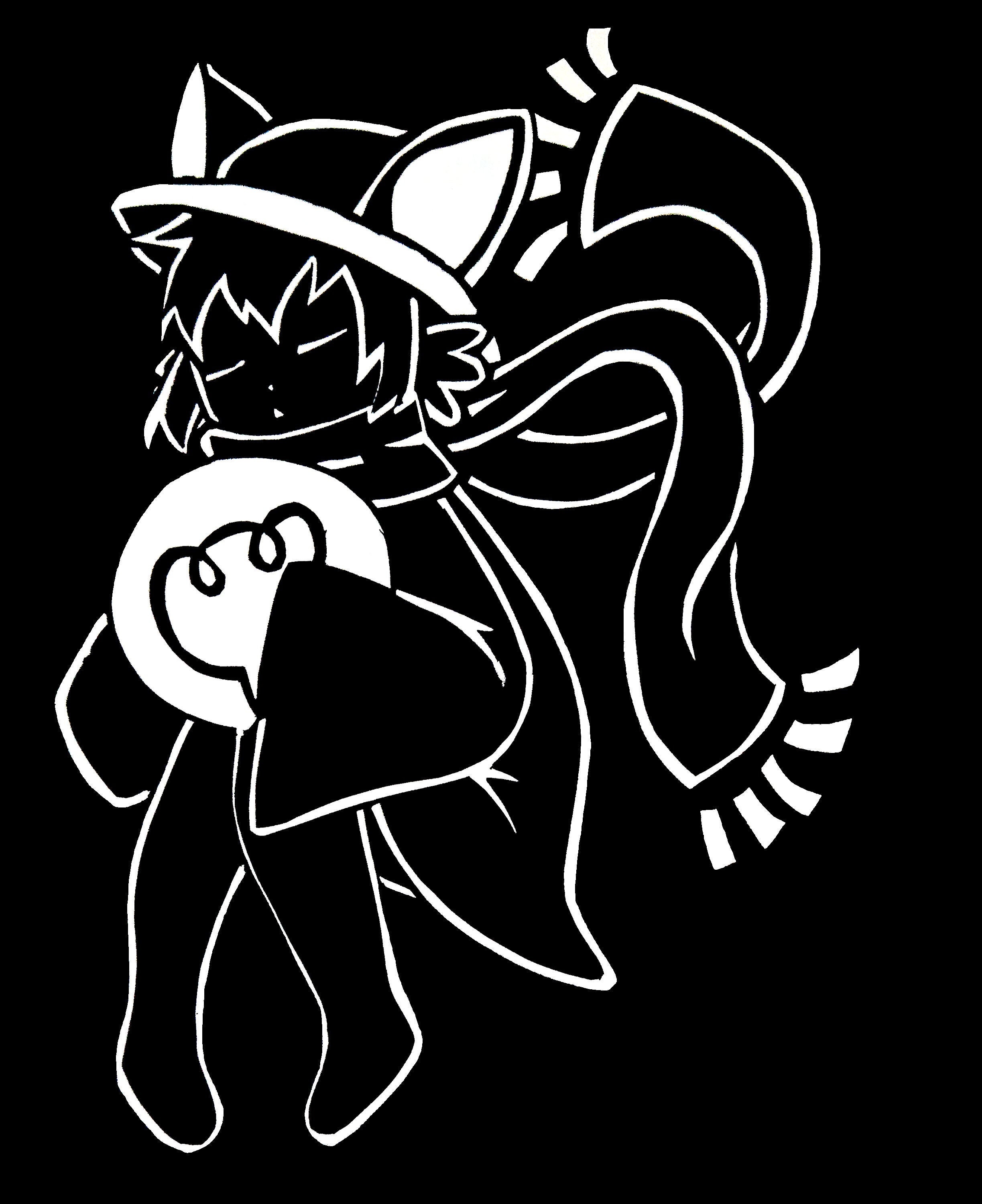 niko、ページ Oneshot Niko Sleeping Monoprints, 8.5x11