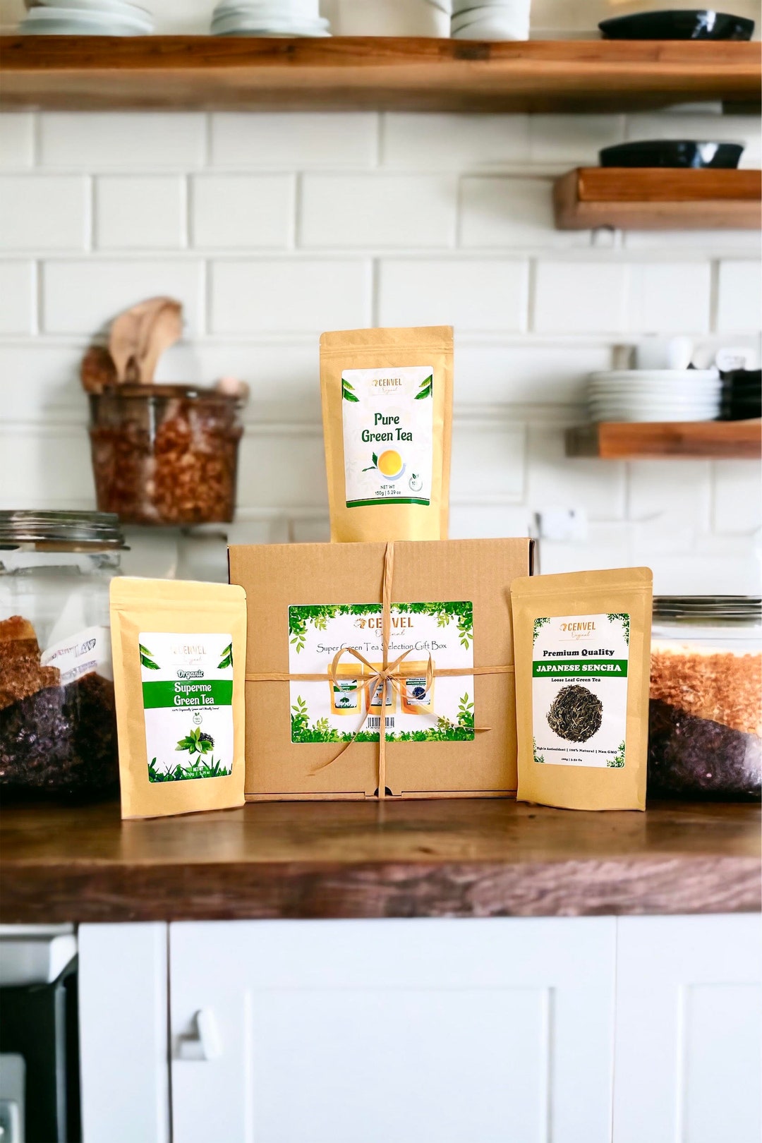 Super Green Tea Hamper Selection of Our Organic Green Tea Pure Green