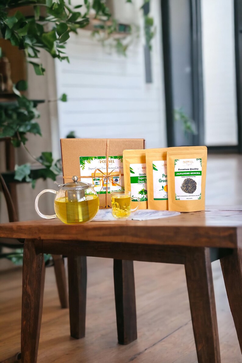 Super Green Tea Hamper Selection of Our Organic Green Tea Pure Green