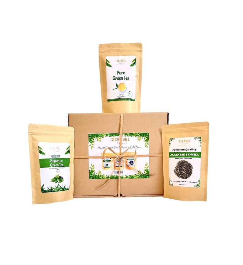 Super Green Tea Hamper Selection of Our Organic Green Tea Pure Green