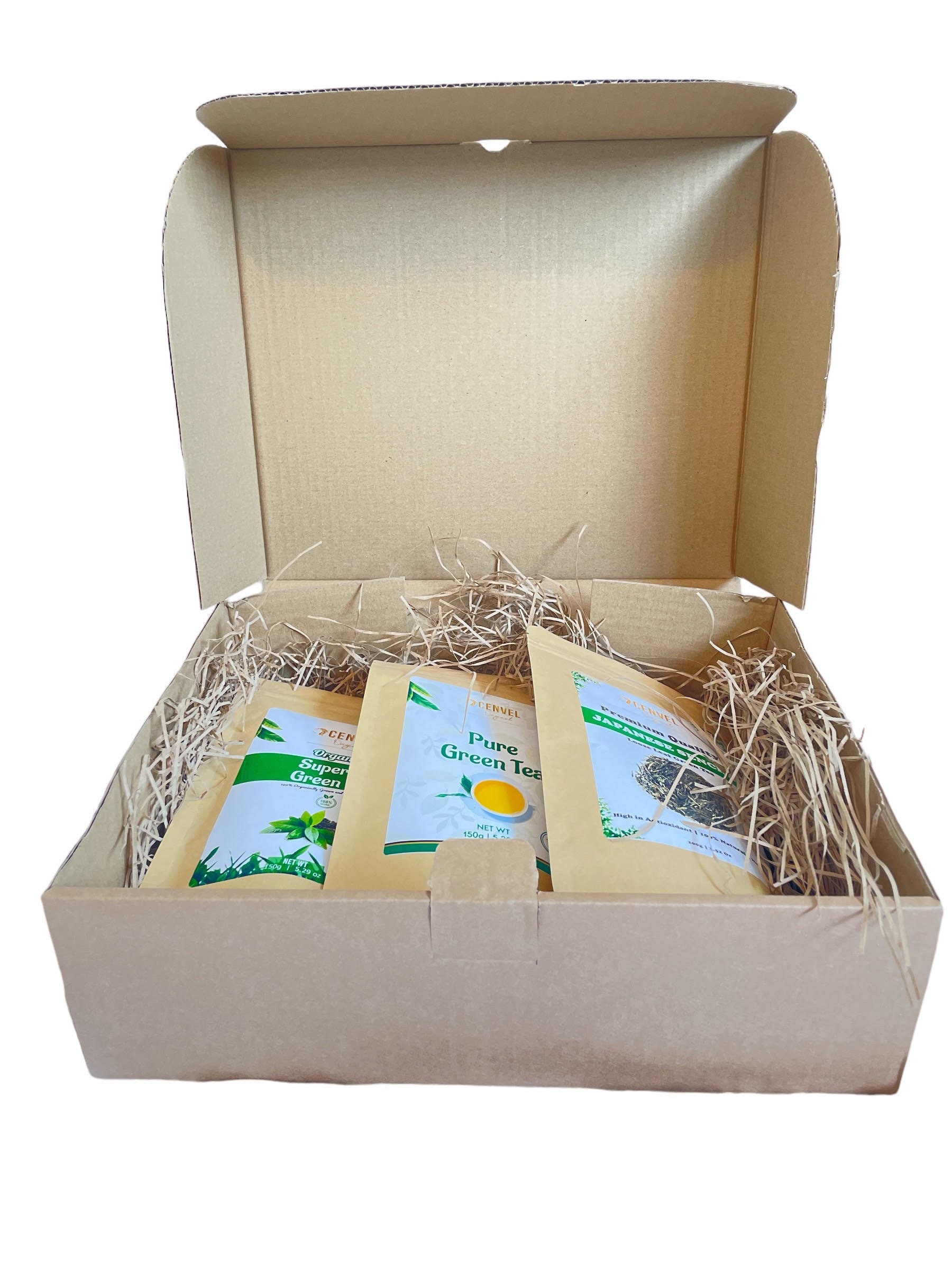 Super Green Tea Hamper Selection of Our Organic Green Tea Pure Green