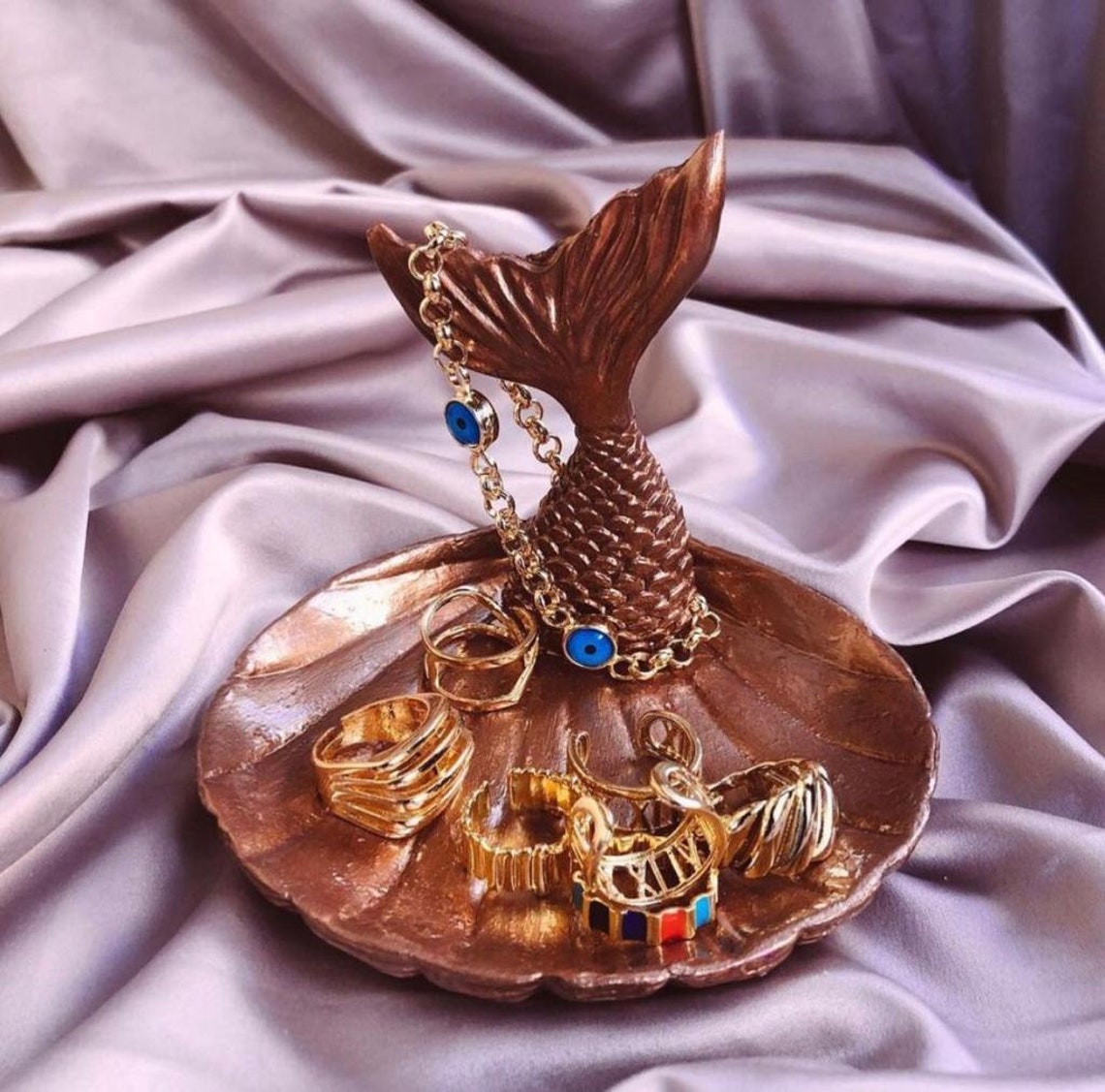 Jewelry Holder Ring Dish Necklace Organizer Jewelry Hanger Etsy