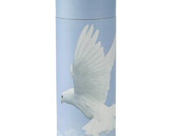 Flying Dove Cremation Scatter Tube