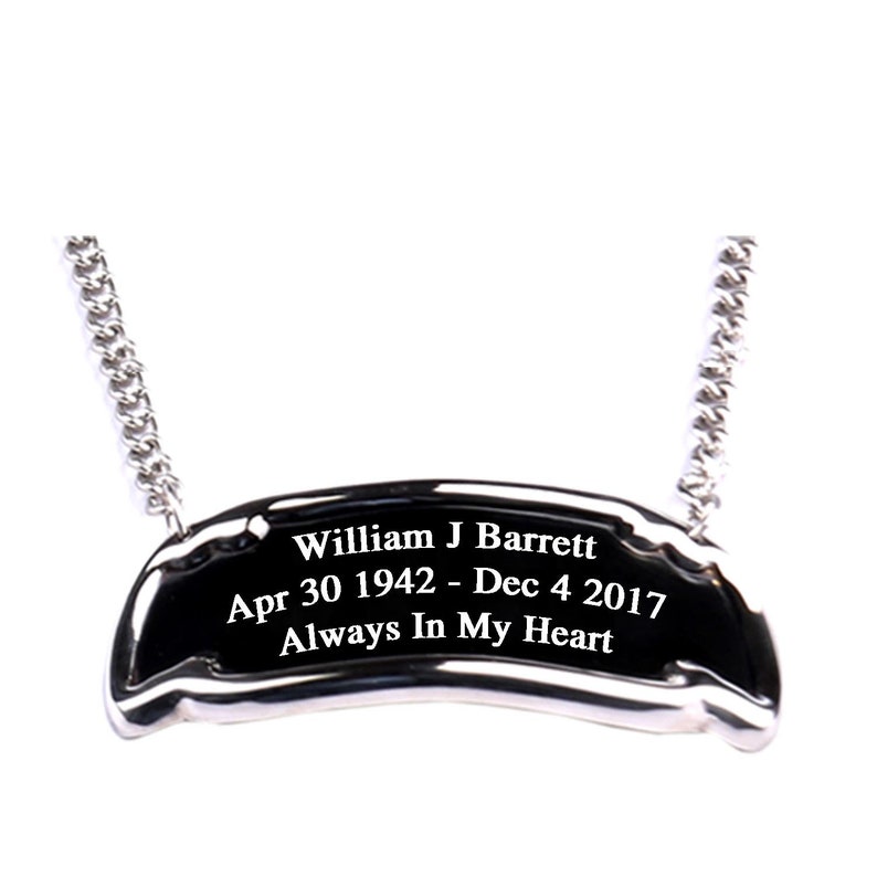 Name Tags With Custom Engraving for Urns 3 Color Options Etsy