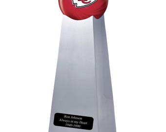 Football Fan Cremation Championship Trophy Urn - Kansas City Chiefs