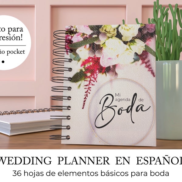 Wedding Agenda | Wedding planner in Spanish