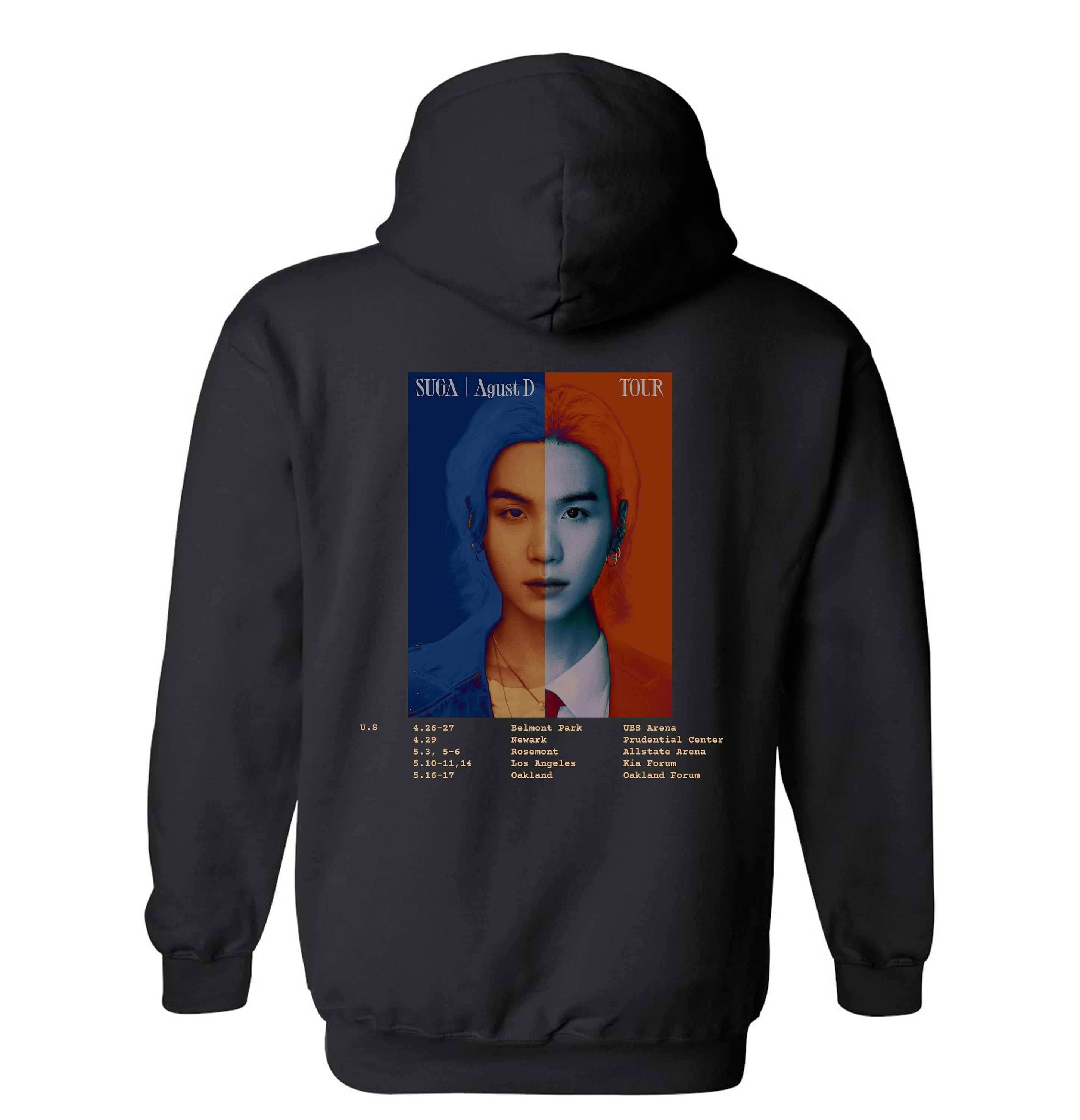 【入手困難】bts ユンギ suga コラボ パーカー フーディ agustd BTS Suga August D Tour Streetwear Hoodie – Kpop Exchange