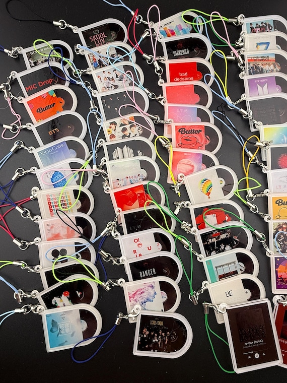 BTS Tour Freebies – OT7 & Solo Album Cover Charms (Multiples of 20)