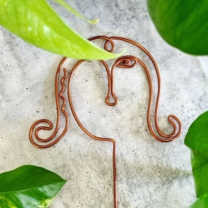 Very Virgo Zodiac Indoor Plant Stake. Plant accessory. Garden Decor. Decorative Plant Pal. Plant Stick. Handmade plant accessories.